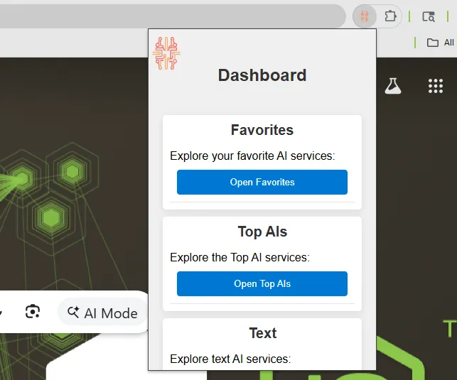 AI Browser Web Extension